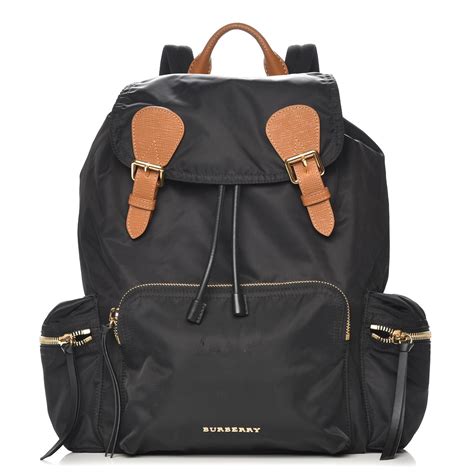 burberry large nylon backpack|Burberry backpack black nylon.